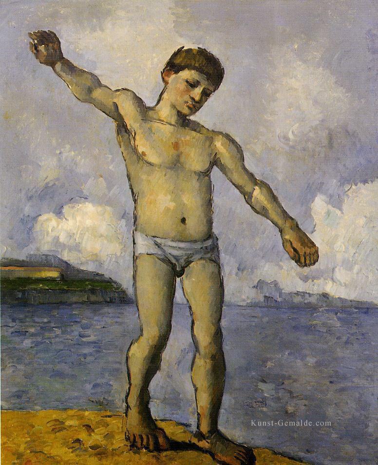 Badende mit ausgestreckten Armen Paul Cezanne Ölgemälde